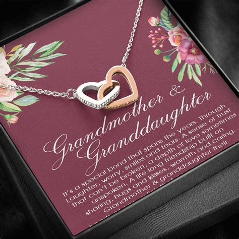 Grandma granddaughter jewelry - Granddaughter Gifts from Grandma Silver Infinity Heart Necklace from Grandmother Gifts for Girls, Best Birthday Gift Ideas, Pendant Jewelry Necklaces Valentines Day gifts… 4.7 out of 5 stars 10 £13.96 £ 13 . 96